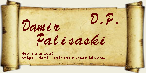 Damir Pališaški vizit kartica